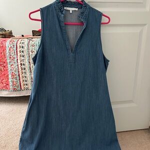 Southern Tide Sleeveless Denim Dress Medium Adelyn Denim Dress